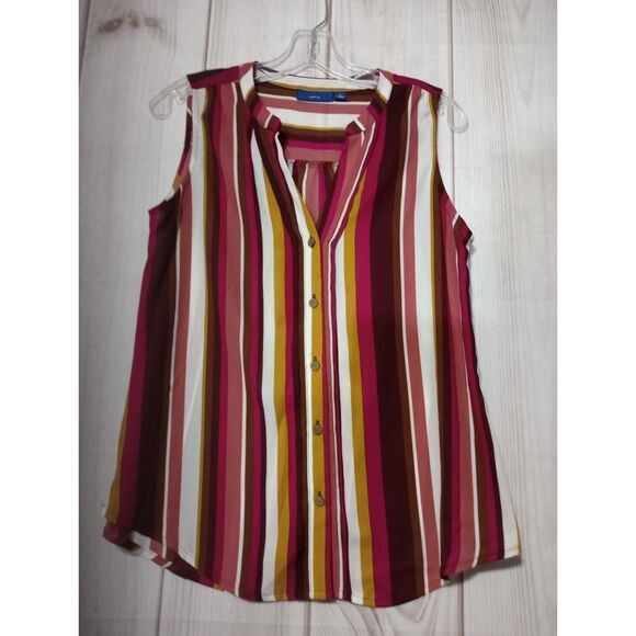 2 For‎ 30 Apt 9 Blouse Ladies Small Sleeveless Office - Picture 1 of 6